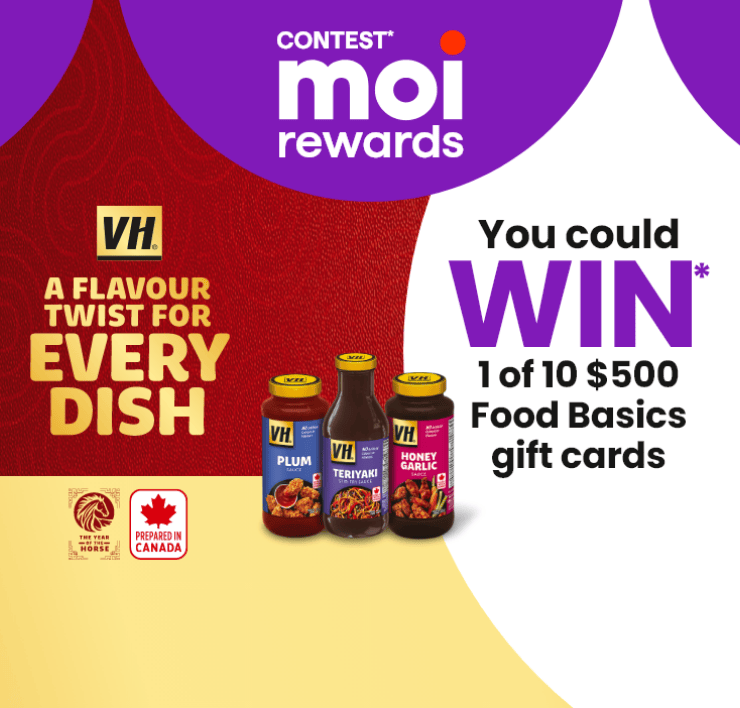 Contest moi rewards - A Flavour Twist For Every Dish - You could WIN 1 of 10 $500 Food basics Gift Cards