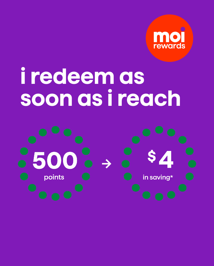 I Redeem as Soon as I Reach 500 Points, Value of $4 in Savings.