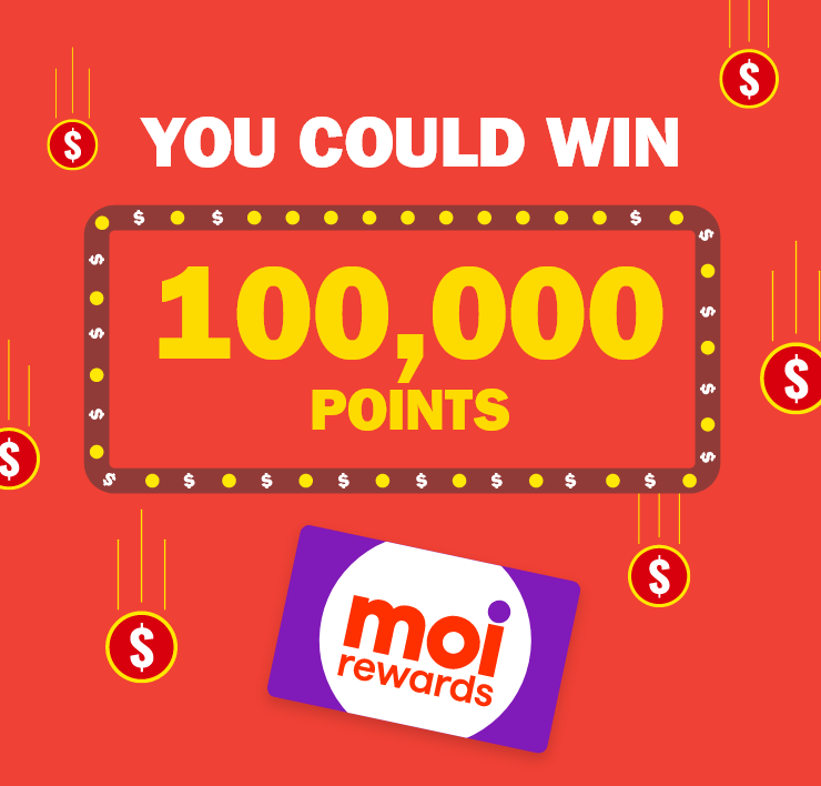 You Could Win 100,000 Points