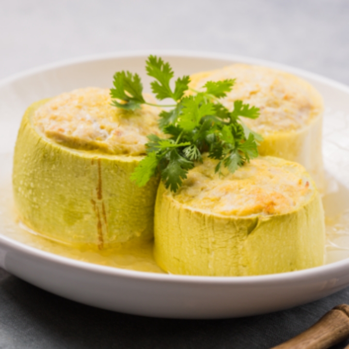 Baked Parmesan Squash Rounds