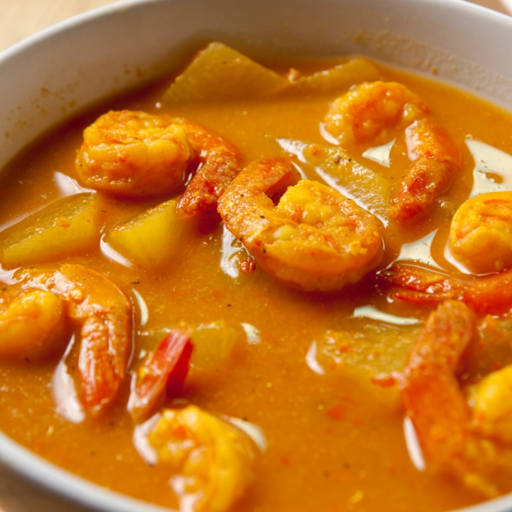 Carribbean Style Curry Shrimp