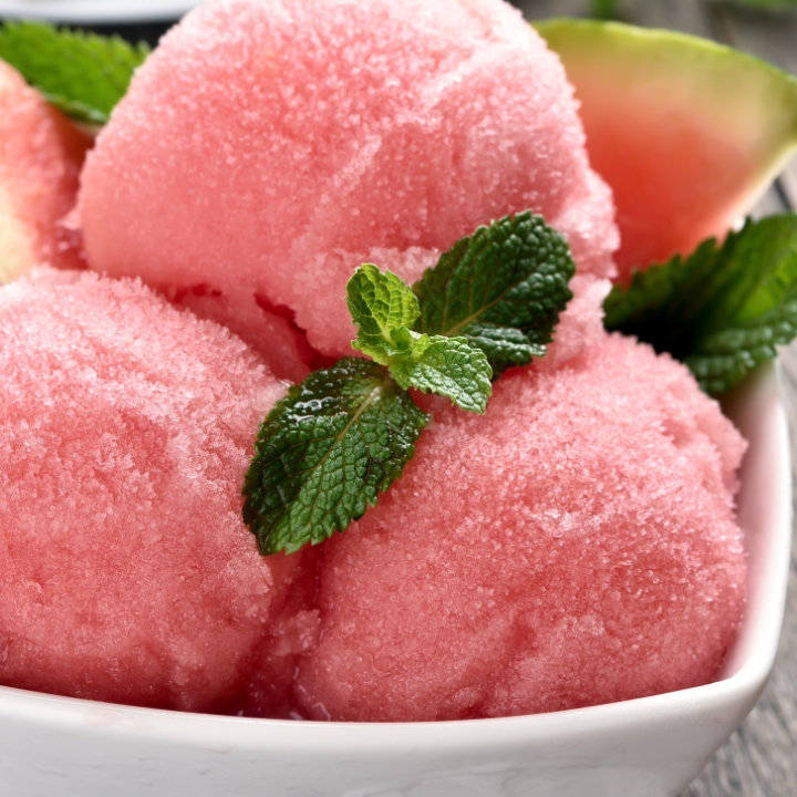 Easy Watermelon Sorbet