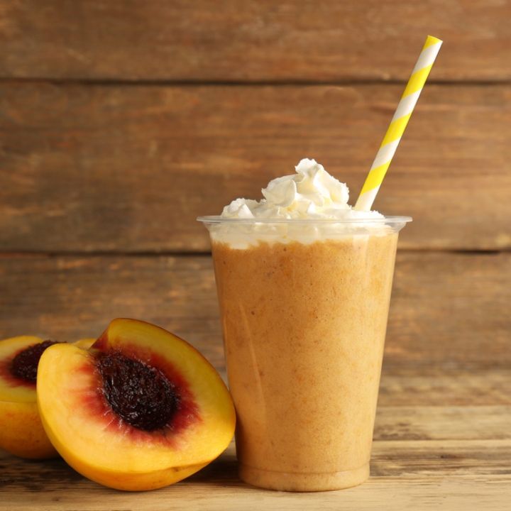 The Perfect Peach Milkshake