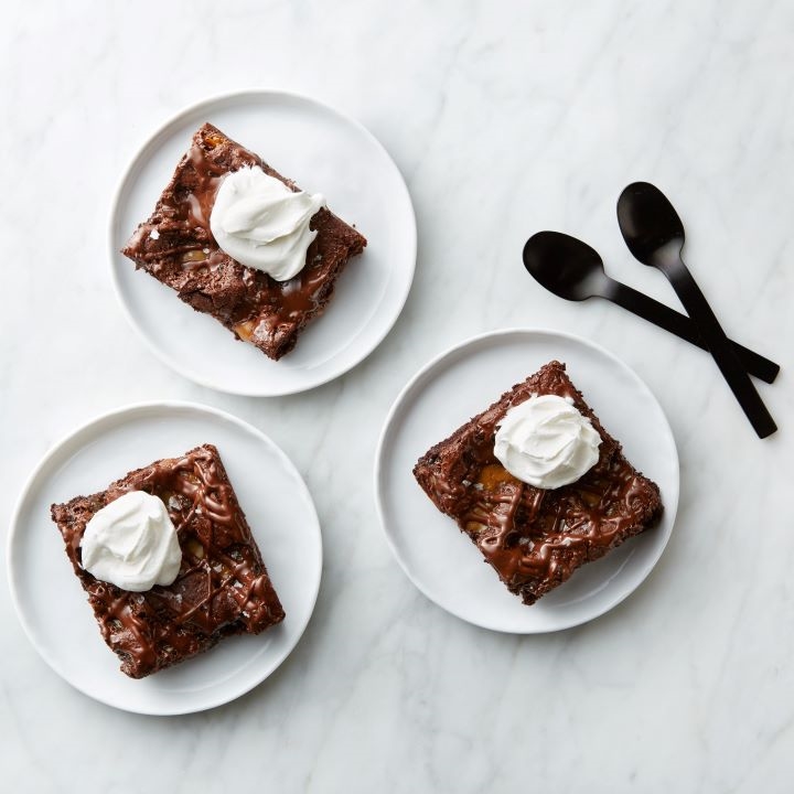 Salted Caramel-Chocolate Dump Cake